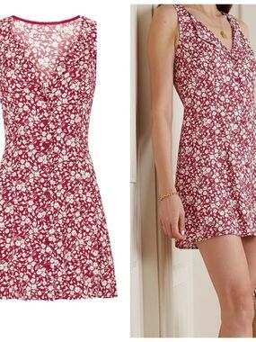 Reformation Reformation Rilynn floral-print georgette mini dress